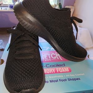Womens Skechers Stretch Fit Air Cooled Memory Foam Shoes 7